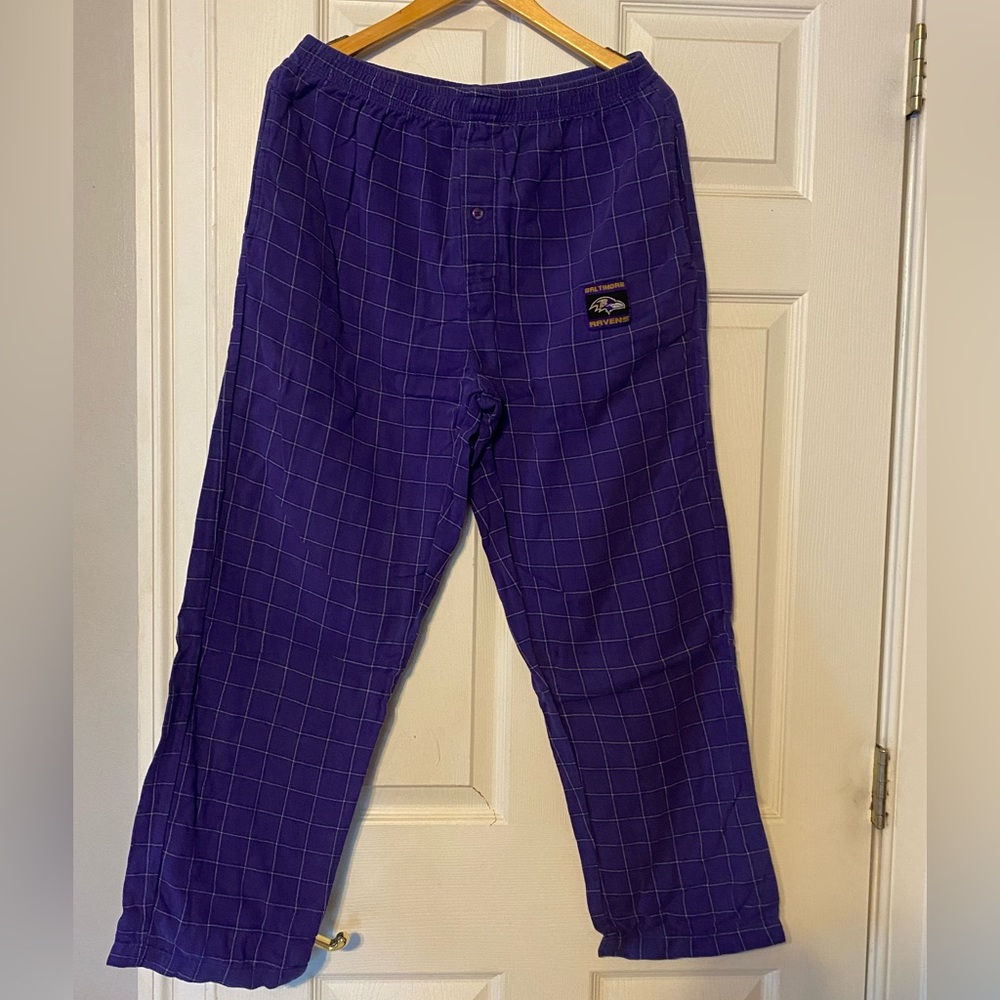Baltimore Ravens Pajamas (Official NFL Sleepwear) Size Medium